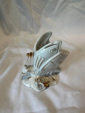 Porcelanowa figurka włoska motyl Capodimonte