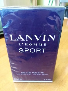 LANVIN 50 zafol. woda toaletowa L'Homme sport EDT