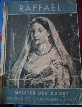 Książka o Raffaelu około 1940 w języku niemieckim 