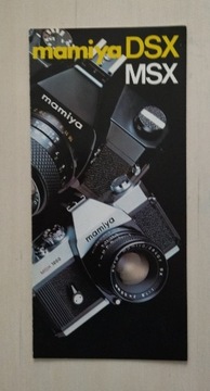 Mamiya DSX, MSX  katalog