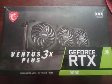 Karta graficzna RTX 3080 msi ventus 3x oc lhr