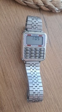 Stary zegarek z kalkulatorem PRL