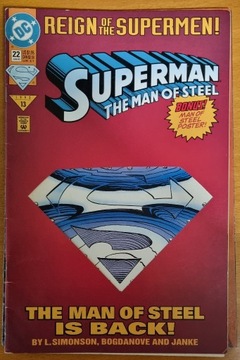 Superman The Man of Steel 22 org USA KEY