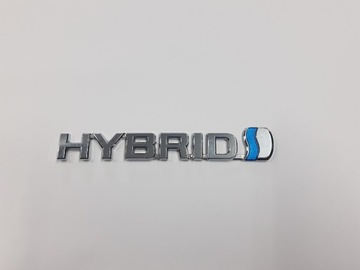 Emblemat znaczek HYBRID Toyota taśma klejąca 
