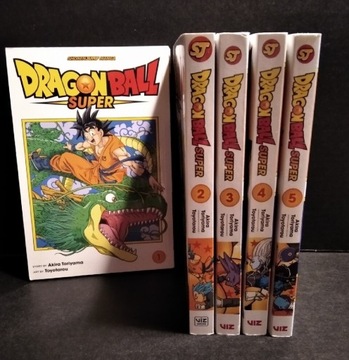 Dragon Ball Super Tom 1-5 Po Angielsku