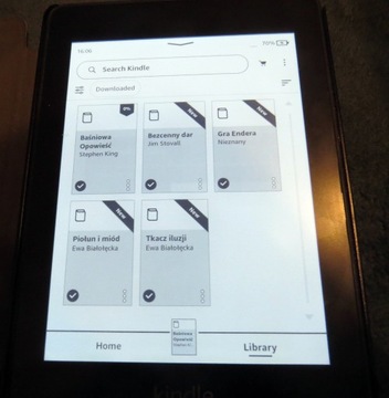 Czytnik Kindle Paperwhite 10 ładny etui 8GB 300ppi