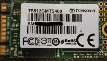 Transcend MTS400 512GB MLC (TS512GMTS400) M.2 2242