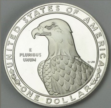 1 dollar 1983 Srebro PROOF OLIMPIADA LOS ANGELES