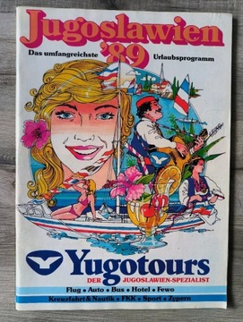Jugosławien 89 ,Yugotours  katalog 