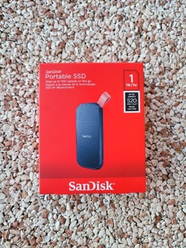 SanDisk Portable SSD 1TB. USB-C 3.2 gen2. Nowy.