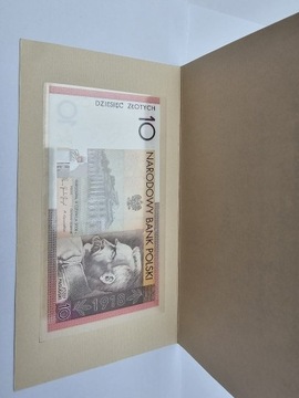 Banknot 10 zł 90 Rocznica Niepodległość Piłsudski