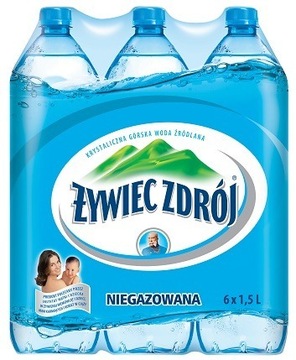 WODA ŻYWIEC NIEGAZOWANA 1,5l x 6 szt