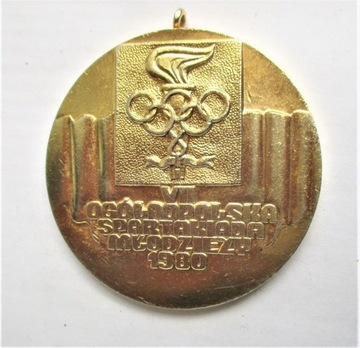 Medal VII Ogólnopolska Spartakiady Młodzieży 1980