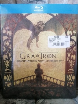 GRA O Tron sezon 5 wydanie specjalne Blu ray 