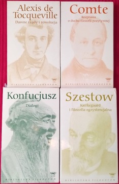 Biblioteka filozofów - zestaw czterech ksiązek