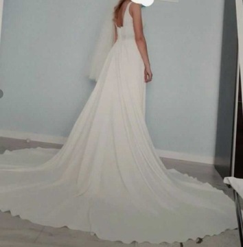 Suknia ślubna Stella York - ivory w stylu boho