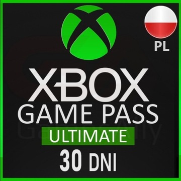 XBOX GAME PASS ULTIMATE 30 DNI 1 MIESIĄC + GOLD