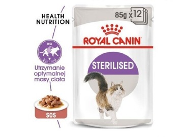 12x85 Royal Canin Sterilised w sosie 
