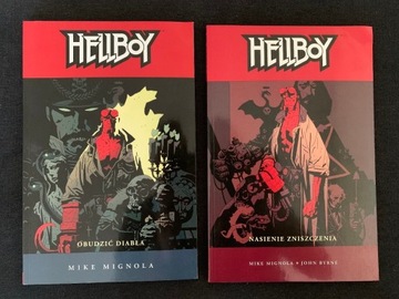 Hellboy Obudzić diabła i Nasienie zniszczenia.