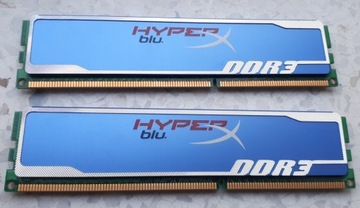Pamięć RAM DDR3 2x2GB Kingston PC3 1333 667 HYPERX