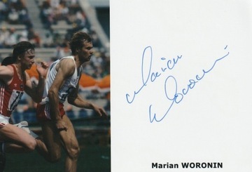 MARIAN WORONIN autograf