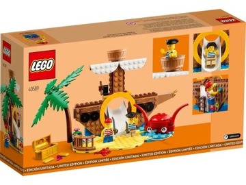 LEGO 40589 Plac zabaw ze statkiem pirackim