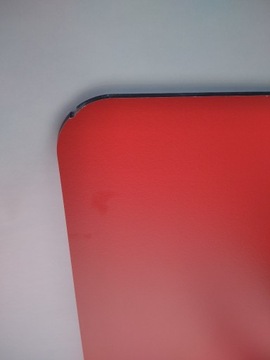 Płyta HPL 6mm gotowa formatka czerwona 370x330mm