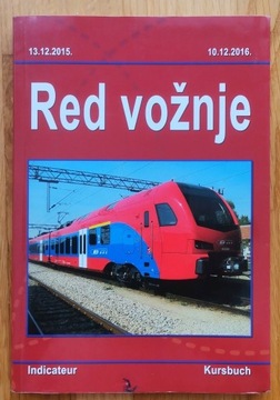 Rozkład jazdy pociągów, SERBIA 2015/16
