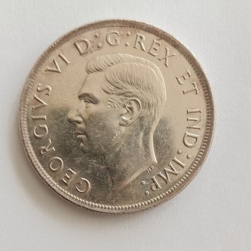 Kanada 1 dolar 1939 r. - srebro