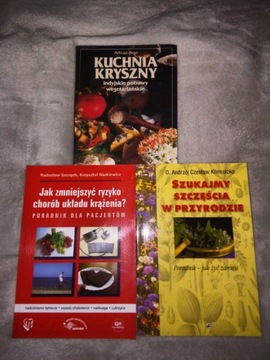 Kuchnia Kryszny + 2 książki o zdrowym trybie życia