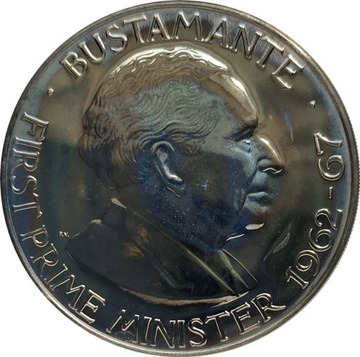 Jamajka 1 dollar 1977, prooflike KM#57