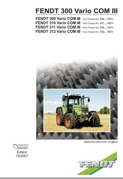 Instrukcja napraw Fendt 311, 312 COM III PL