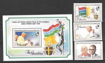 Jan Paweł II Gambia,Wizyta Jana PawłaII 