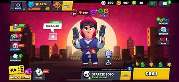 Konto Brawl Stars 2 30 Rangi *4.5k pucharków*