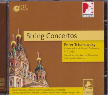 Tchaikovsky / Str Concertos / Malian ,Roldugin ,St.Petersburg ,Gorkovenko