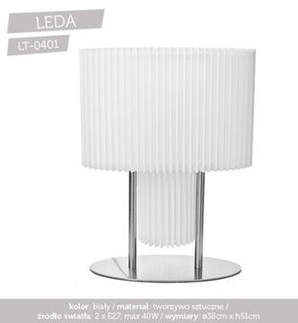 Lampa stołowa LEDA