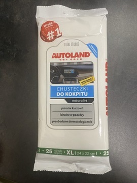 Autoland chusteczki do kokpitu naturalne car care