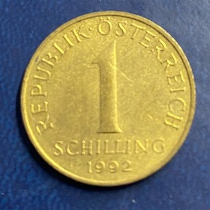 Austria 1 szyling, 1992