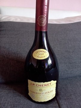 Wino kolekcjonerskie J.P.CHENET 2000r France 