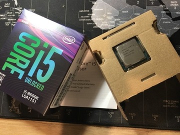 Procesor Intel Core i5-8600K 3,6GHz 9MB Box