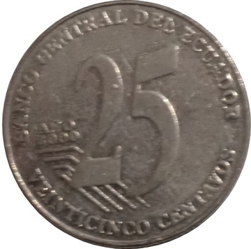 Ekwador 25 centawos z 2000 roku - OB. MOJĄ OFERTĘ