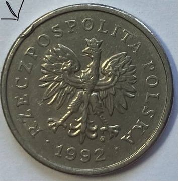 moneta 1 ZŁ 1992 rok