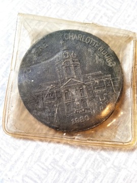 Cynowy medal- 275 lecie Charlottenburga, Berlin 80