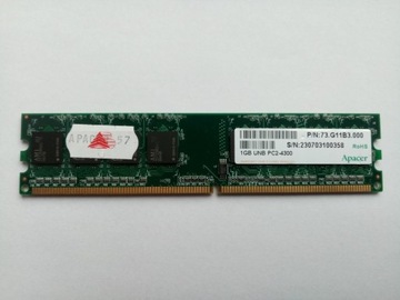 Pamięć RAM 1GB DDR2 Apacer