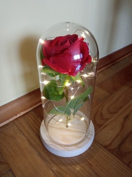 Wieczna czerwona róża LED Prezent Dzień Matki