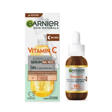 Garnier Vitamin C Rozświetlające Serum na Noc 