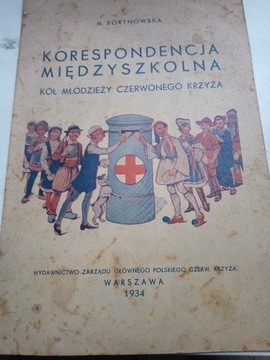 Korespondencja międzyszkolna Kół Młodzieży Czerwonego Krzyża 1934