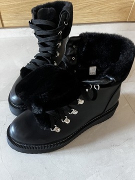 Buty oficerki czarne