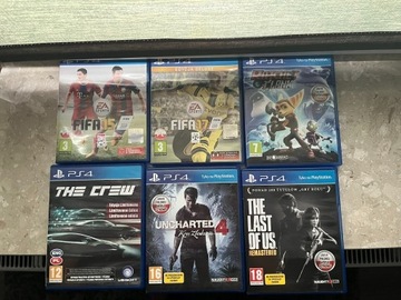 gry ps4 uncharted 4 fifa 15 i 17 the crew ratchet clank the last of us