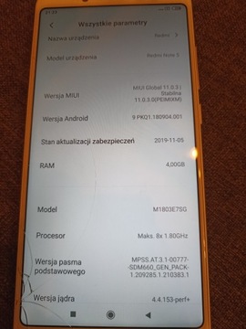 Xiaomi Redmi Note 5 uszkodzony wyświetlacz 